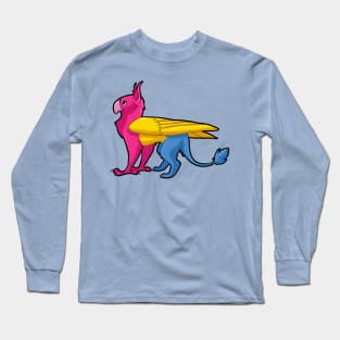 Pansexual Pride Gryphon Long Sleeve T-Shirt